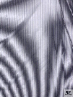 Italian Striped Yarn-Dyed Plain-Weave Fine Cotton-Linen Shirting - Navy / White 15 Italian Striped Yarn-Dyed Plain-Weave Fine Cotton-Linen Shirting - Navy / White -Fabrics And Fabrics Store 20004 4 5a573777 c946 4d0b 9e68 89947c92ade1