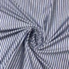 Italian Striped Yarn-Dyed Fine Cotton Shirting - Blue / Off-White -Fabrics And Fabrics Store 20007 1