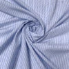 Italian Striped Yarn-Dyed Fine Cotton Shirting - Blue / White -Fabrics And Fabrics Store 20010 1