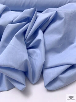 Italian Plain-Weave Yarn-Dyed Fine Cotton Shirting - Beau Blue 13 Italian Plain-Weave Yarn-Dyed Fine Cotton Shirting - Beau Blue -Fabrics And Fabrics Store 20014 6