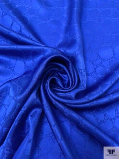 Conglomerate Motif Jacquard Heavy Silk Habotai - Royal Blue 13 Conglomerate Motif Jacquard Heavy Silk Habotai - Royal Blue -Fabrics And Fabrics Store 20125 2