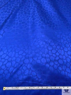 Conglomerate Motif Jacquard Heavy Silk Habotai - Royal Blue 15 Conglomerate Motif Jacquard Heavy Silk Habotai - Royal Blue -Fabrics And Fabrics Store 20125 5