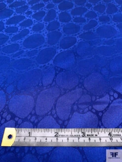 Conglomerate Motif Jacquard Heavy Silk Habotai - Royal Blue 16 Conglomerate Motif Jacquard Heavy Silk Habotai - Royal Blue -Fabrics And Fabrics Store 20125 6