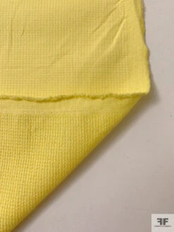 Italian Cotton Pique - Yellow