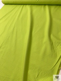Italian Geometric Star Stretch Jacquard Cotton Twill - Lime Green -Fabrics And Fabrics Store 20197 6