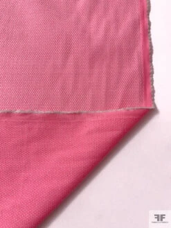 Micro Diamond Dot Stretch Cotton-Blend Pique - Brink Pink / Off-White 17 Micro Diamond Dot Stretch Cotton-Blend Pique - Brink Pink / Off-White -Fabrics And Fabrics Store 20200 6