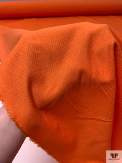 Italian Broken Chevron Stretch Cotton Pique - Orange -Fabrics And Fabrics Store 20203 8