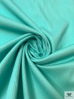 Honeycomb Cotton Pique - Seafoam Green -Fabrics And Fabrics Store 20204 2