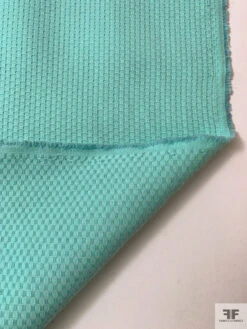 Honeycomb Cotton Pique - Seafoam Green -Fabrics And Fabrics Store 20204 7