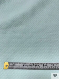 Diamond Grid Cotton-Blend Pique - Pale Blue 14 Diamond Grid Cotton-Blend Pique - Pale Blue -Fabrics And Fabrics Store 20205 4