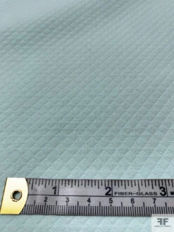 Diamond Grid Cotton-Blend Pique - Pale Blue 15 Diamond Grid Cotton-Blend Pique - Pale Blue -Fabrics And Fabrics Store 20205 5