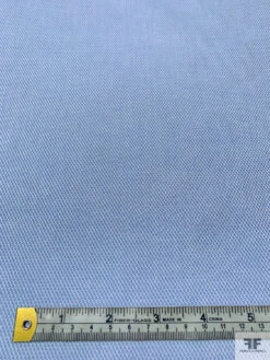 Italian Yarn-Dyed Pique Cotton Shirting - Soft Blue / White 16 Italian Yarn-Dyed Pique Cotton Shirting - Soft Blue / White -Fabrics And Fabrics Store 20206 5