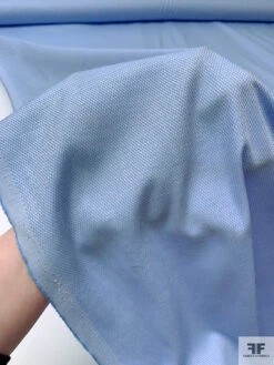 Italian Yarn-Dyed Pique Cotton Shirting - Soft Blue / White 19 Italian Yarn-Dyed Pique Cotton Shirting - Soft Blue / White -Fabrics And Fabrics Store 20206 9