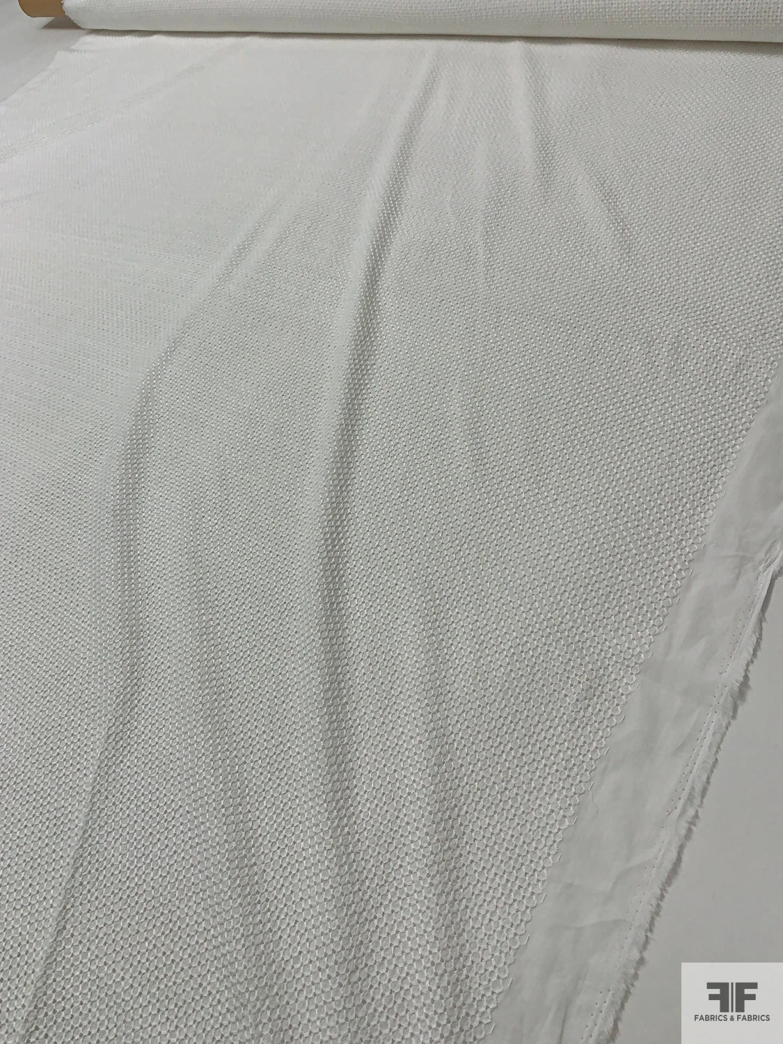 Ditsy Embroidered Cotton Eyelet - Off-White 10 Ditsy Embroidered Cotton Eyelet - Off-White - Image 8