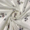 Floral Stems Printed Embroidered Cotton Eyelet - Off-White / Multicolor 2 Floral Stems Printed Embroidered Cotton Eyelet - Off-White / Multicolor -Fabrics And Fabrics Store 20256 1