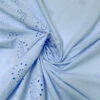 Border Pattern Embroidered Cotton Eyelet - Baby Blue 1 Border Pattern Embroidered Cotton Eyelet - Baby Blue -Fabrics And Fabrics Store 20257 1