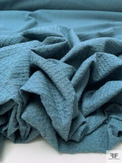 Crosshatch Grid Embroidered Cotton - Dusty Turquoise 19 Crosshatch Grid Embroidered Cotton - Dusty Turquoise -Fabrics And Fabrics Store 20262 9