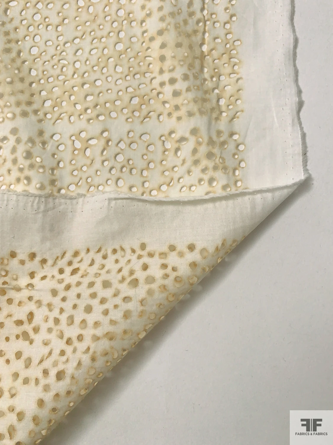 Burnout Novelty Cotton Lawn - Beige / Macaroon Beige 11 Burnout Novelty Cotton Lawn - Beige / Macaroon Beige - Image 9