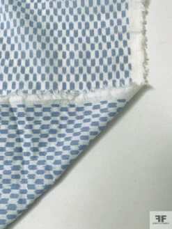 Small Graphic Lightweight Printed Cotton Lawn - Blue-Grey / Off-White 17 Small Graphic Lightweight Printed Cotton Lawn - Blue-Grey / Off-White -Fabrics And Fabrics Store 20268 7