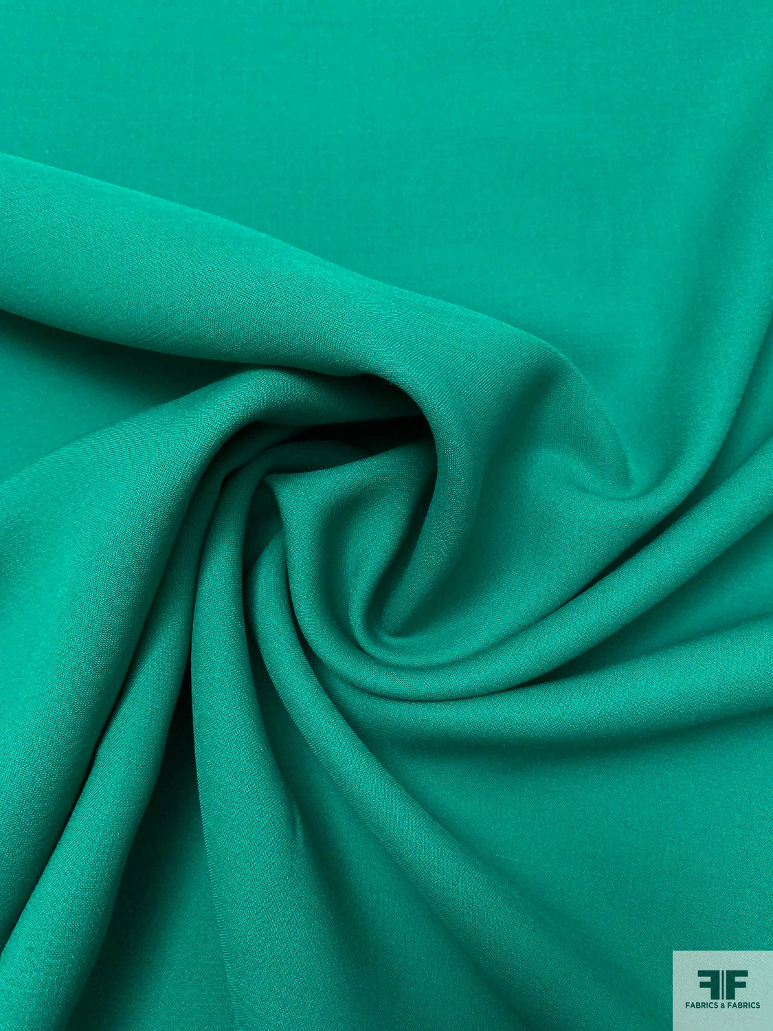 Solid Wool-Blend Plain Weave Suiting - Sea Green 4 Solid Wool-Blend Plain Weave Suiting - Sea Green - Image 2
