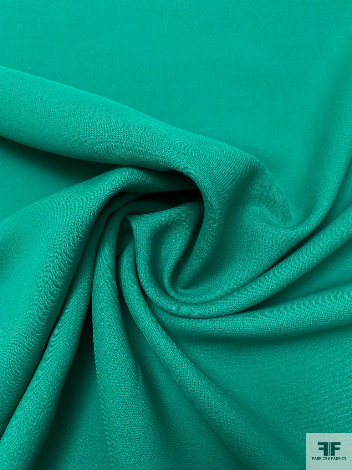 Solid Wool-Blend Plain Weave Suiting - Sea Green 5 Solid Wool-Blend Plain Weave Suiting - Sea Green - Image 3