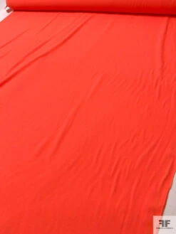 Italian Solid Wool Crepe - Hot Orange 14 Italian Solid Wool Crepe - Hot Orange -Fabrics And Fabrics Store 20316 5