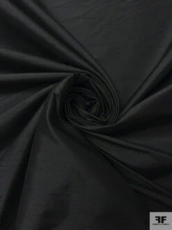 Solid Silk Shantung - Black -Fabrics And Fabrics Store 20357 2