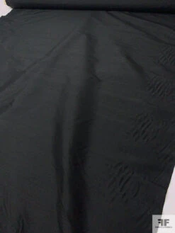 Solid Silk Shantung - Black -Fabrics And Fabrics Store 20357 4