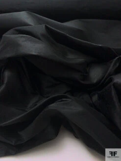 Solid Silk Shantung - Black -Fabrics And Fabrics Store 20357 6