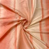 Vertical Striped Yarn-Dyed Silk Taffeta - Antique Coral / Cream -Fabrics And Fabrics Store 20460 1