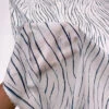 Scaley Lines Printed Cotton Voile - White / Navy / Turquoise 1 Scaley Lines Printed Cotton Voile - White / Navy / Turquoise -Fabrics And Fabrics Store 20570 9