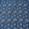 Tropical Floral Birds And Butterflies Printed Cotton Voile - Navy / Teal Blue / White -Fabrics And Fabrics Store 20571 4