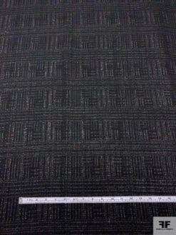 Made In England Lightweight Loosely Woven Wool-Blend Tweed - Black -Fabrics And Fabrics Store 20594 4 5aa852b3 e004 4777 bf6f 1353a9d68a9a