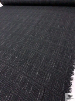 Made In England Lightweight Loosely Woven Wool-Blend Tweed - Black -Fabrics And Fabrics Store 20594 6 6e68d84e d0db 4eec 8e0b 07a1eb191a47