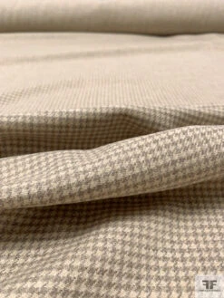 Italian Houndstooth Soft Cashmere Blend Suiting - Beige / Grey 13 Italian Houndstooth Soft Cashmere Blend Suiting - Beige / Grey -Fabrics And Fabrics Store 20595 3 72d4f99e 94ce 4a07 85e0 42b585051e60