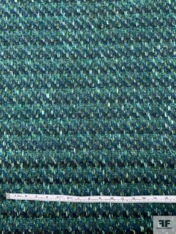 Italian Wool-Blend Chunky Tweed Jacket Weight - Greens / Blues -Fabrics And Fabrics Store 20603 5 4c309877 4c80 4892 885d 45db9434e04e