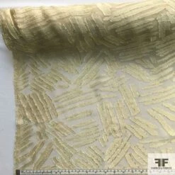 Abstract Fil Coupé Silk Chiffon - Beige -Fabrics And Fabrics Store 37d44d978feb5e9768813a9696744ed9