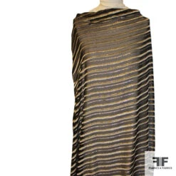 French Metallic Striped Burnout Panne Velvet - Metallic/Dark Grey -Fabrics And Fabrics Store 47ebabb6dd9985ce99a5dea8a2b340b0