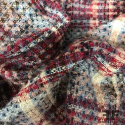 Italian Plaid Wool Tweed - Multicolor 9 Italian Plaid Wool Tweed - Multicolor -Fabrics And Fabrics Store 5387 Wool1