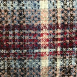 Italian Plaid Wool Tweed - Multicolor