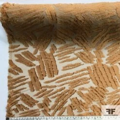 Abstract Fil Coupé Chiffon - Brown -Fabrics And Fabrics Store 53a8fcf157c958d5012918a967eb5be9