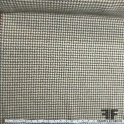 Italian Wool Houndstooth Coating - Grey/Ivory 7 Italian Wool Houndstooth Coating - Grey/Ivory -Fabrics And Fabrics Store 5537 WOOL HOUNDSTOOTH2