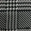 Glen Plaid Wool Coating - Black/White 1 Glen Plaid Wool Coating - Black/White -Fabrics And Fabrics Store 5561 WH3