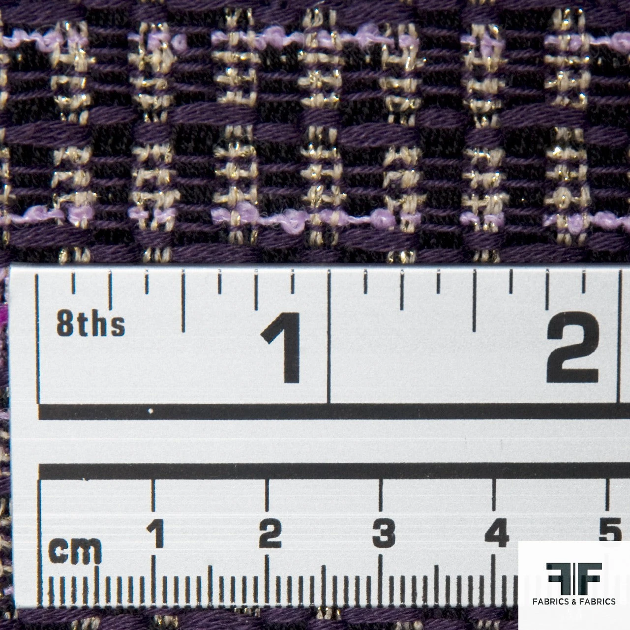 Geometric Wool Tweed - Purple 8 Geometric Wool Tweed - Purple - Image 6