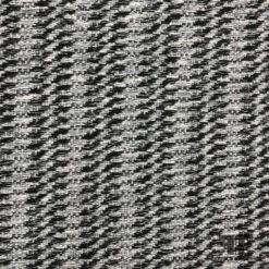 French Wool/Cotton Blend Tweed - Grey / Black / Silver