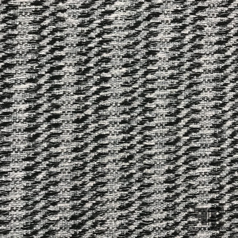 French Wool/Cotton Blend Tweed - Grey / Black / Silver 3 French Wool/Cotton Blend Tweed - Grey / Black / Silver