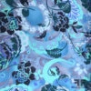 Swirl & Floral Printed Silk Georgette - Blue 2 Swirl & Floral Printed Silk Georgette - Blue -Fabrics And Fabrics Store 6102 georgette2