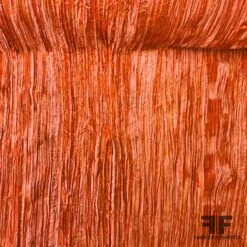 Solid Crinkled Micro Velvet - Orange -Fabrics And Fabrics Store 6182 micro velvet