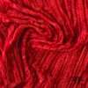 Solid Crinkled Micro Velvet - Red 1 Solid Crinkled Micro Velvet - Red -Fabrics And Fabrics Store 6184 micro velvet
