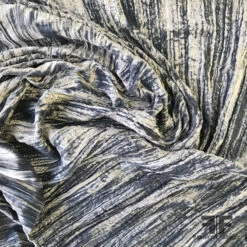 Solid Crinkled Micro Velvet - Grey